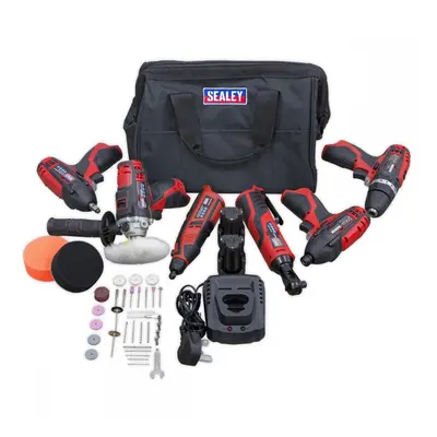 Sealey CP1200COMBO2 6 X 12V Sv12 Series Cordless Power Tool Combo Kit