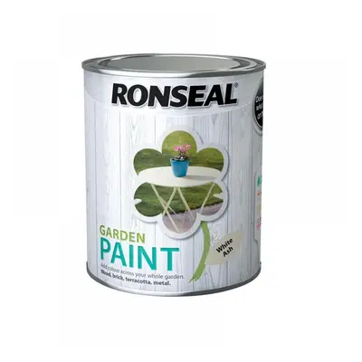 Ronseal 37402 Garden Paint White Ash 750Ml