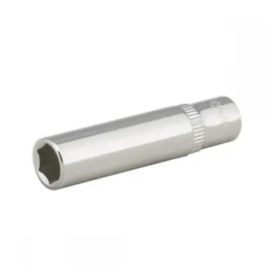 Sealey SP1408D Walldrive® Socket 8Mm Deep 1/4inSq Drive Fully Polished