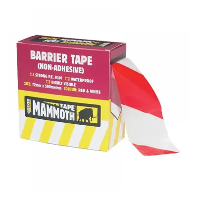 Everbuild Sika 482932 Barrier Tape Red / White 72Mm X 500M