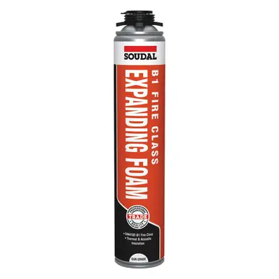 Soudal B1 Fire & Acoustic Expanding Foam - Gun Grade Blue 750Ml canister 12