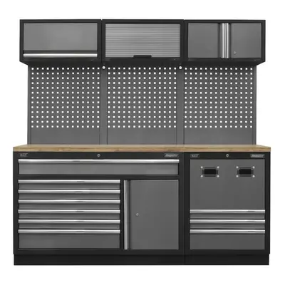 Sealey APMSSTACK14W Modular Storage System Combo - Pressed Wood Worktop