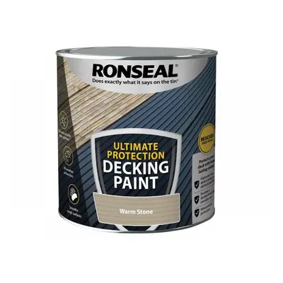 Ronseal 39164 Ultimate Protection Decking Paint Warm Stone 2.5 Litre