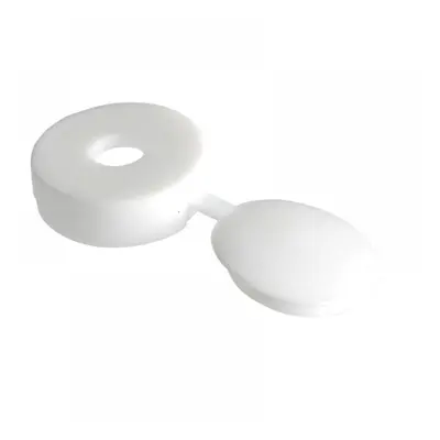 Forgefix 100HCC0 Hinged Cover Cap White No. 6-8 Bag 100