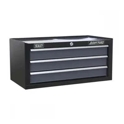 Sealey AP3503TB Mid-Box 3 Drawer With Ball-Bearing Slides - Black/Grey