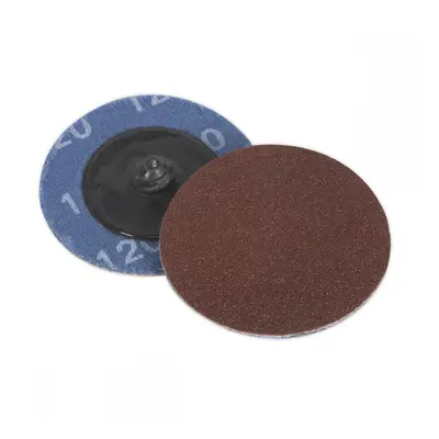 Sealey PTCQC50120 Quick-Change Sanding Disc Ø50Mm 120Grit Pack Of 10