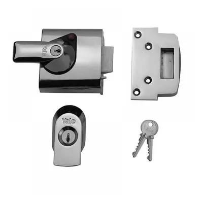 Yale Locks 630010005162 Bs1 Nightlatch British Standard Lock 60Mm Backset Chrome Finish Visi