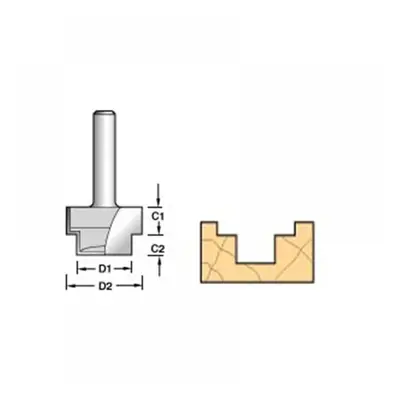 Trend 36/19X1/2TC 36/19 X 1/2 Tct Strip Recessor 9.5 X 19 X 13 X 6Mm