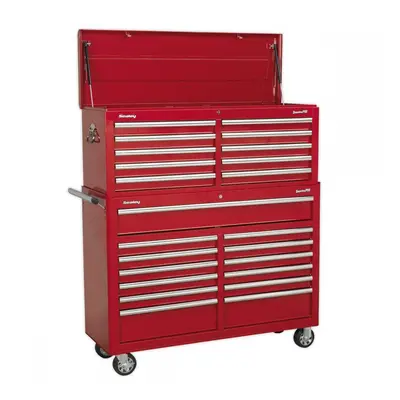 Sealey AP52COMBO1 Tool Chest Combination 23 Drawer With Ball-Bearing Slides - Red