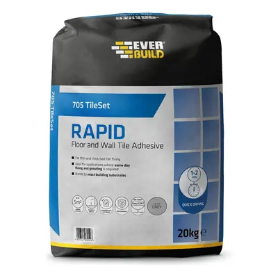 Everbuild 705 Rapid Set Tile Mortar 20Kg