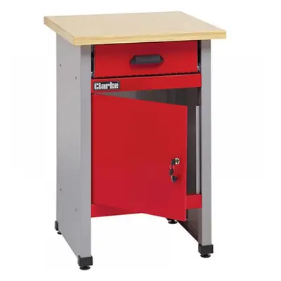 Clarke 7642010 Cwb57 570Mm Workbench With Drawer And Lockable Cupboard