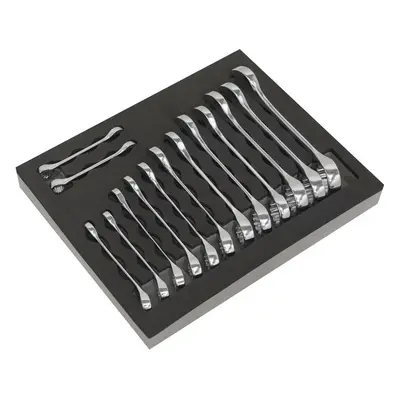 Sealey S01232 Combination Spanner Set 14Pc Stubby