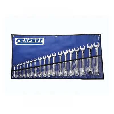 Expert E110313 Combination Spanner Set With Tool Roll 18 Piece