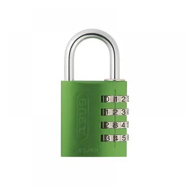 Abus Mechanical 49531 145/40 40Mm Aluminium Combination Padlock Green 49531