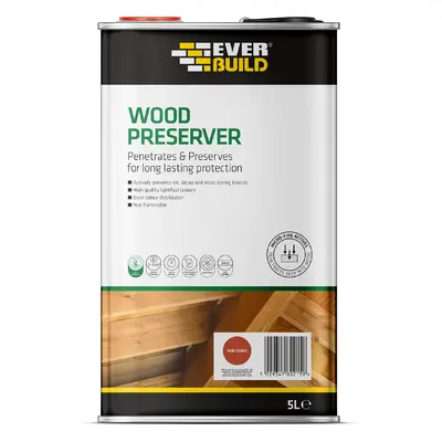 Everbuild Red Cedar Wood Preserver 5L