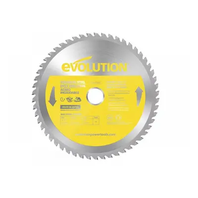 Evolution S210TCT-54CS Stainless Steel Cutting Circular Saw Blade 210 X 25.4Mm X 54T