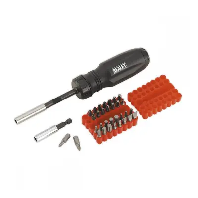 Sealey AK6498 Gearless Ratchet Screwdriver Set 34Pc