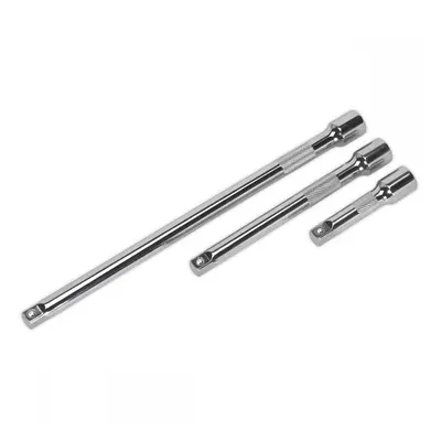 Sealey AK6340 Extension Bar Set 3Pc 3/8inSq Drive