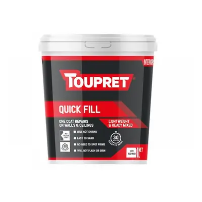 Toupret TTREDLP01GB Quick Fill (Interior) 1 Litre