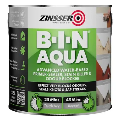 Zinsser ZN7440001C1 B-I-N® Aqua 2.5 Litre