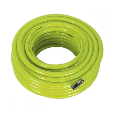 Sealey AHFC20 Air Hose High-Visibility 20M X Ø8Mm With 1/4inBsp Unions