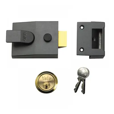 Yale Locks 630091001702 91 Basic Nightlatch 60Mm Backset Dmg Finish Box