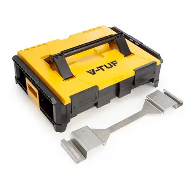 V-Tuf Vtm451 Stackpack Modular Small Storage Box + Vtm452 Stackpack Bracket