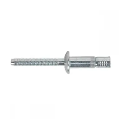 Sealey MB6332 Steel Structural Rivet Zinc Plated Ø6.3 X 32Mm Pack Of 100