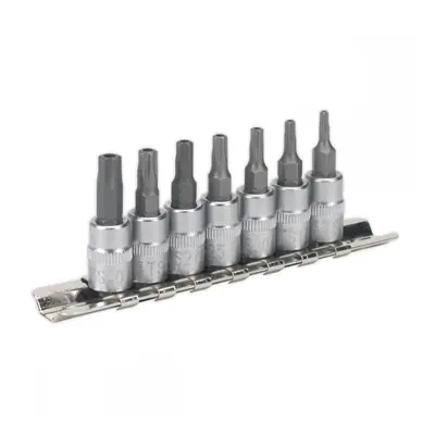 Sealey SX106 Trx-Ts* Security Socket Bit Set 7Pc 1/4inSq Drive