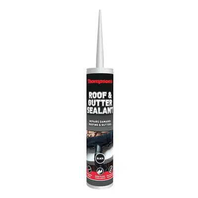 Ronseal 34030 Thompsonfts Roof & Gutter Sealant Black 310Ml