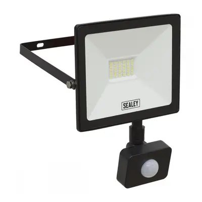 Sealey LED112PIR Extra-Slim Floodlight With Pir Sensor 20W Smd Led