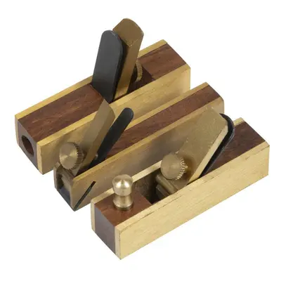 Sealey MBP03 Mini Brass Plane Set 3Pc