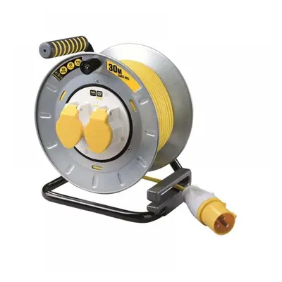 Masterplug OTMU30162LV-PX Pro-Xt Metal Cable Reel 110V 16A Thermal Cut-Out 30M