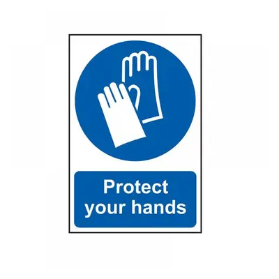 Scan 0023 Protect Your Hands - Pvc Sign 200 X 300Mm