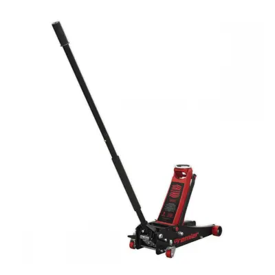 Sealey 3040AR Trolley Jack 3 Tonne Low Profile Rocket Lift Red