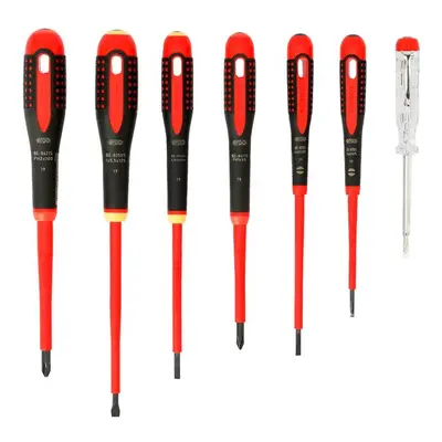 Bahco BE-9887S Be-9887S Ergo™ Vde Insulated Screwdriver Set 7 Piece