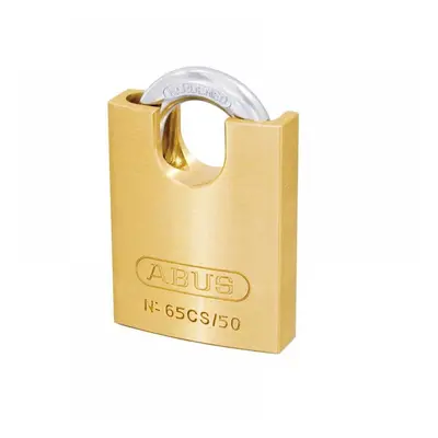 Abus Mechanical 35830 65Cs/50Mm Brass Padlock Closed Shackle Carded