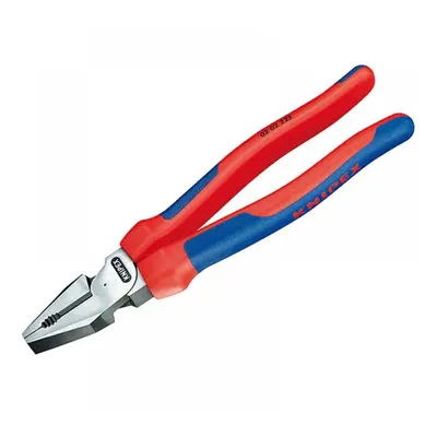 Knipex 02 02 225 SB High Leverage Combination Pliers Multi-Component Grip 225Mm