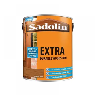 Sadolin 5028530 Extra Durable Woodstain Antique Pine 5 Litre