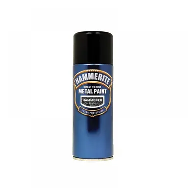 Hammerite 5084781 Direct To Rust Hammered Finish Aerosol Black 400Ml