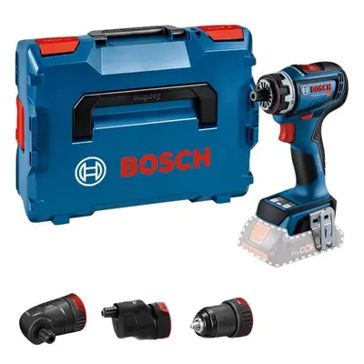 Bosch 06019K6203 Gsr 18V-90 Fc Pro Flexiclick Drill Driver + 3 Attachments In Case 18V Bare Unit