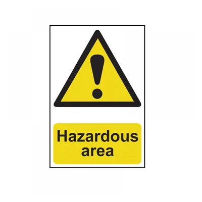 Scan 4107 Hazardous Area - Pvc Sign 400 X 600Mm