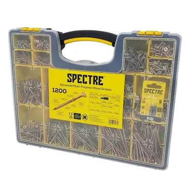 Forgefix OPSPE1200Y Spectre™ Wood Screw Site Organiser 1200 Piece