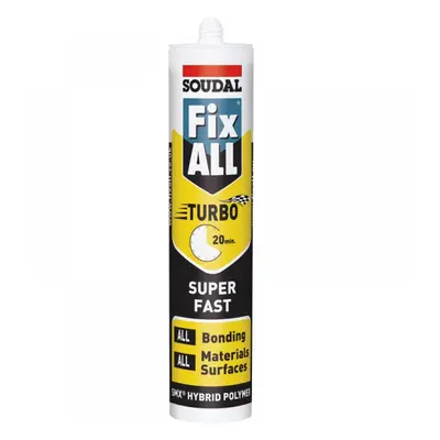 Soudal Fix All® Turbo White 290Ml cartridge 12