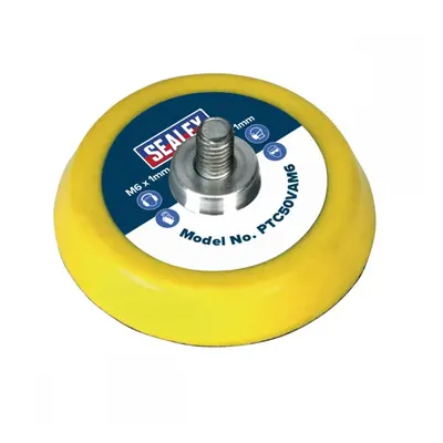 Sealey PTC50VAM6 Hook-And-Loop Backing Pad Ø50Mm M6 X 1Mm