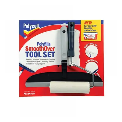 Polycell 5190663 Smoothover Tool Set Roller & Spreader