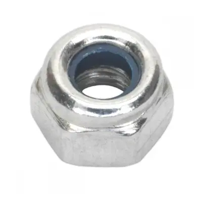 Sealey NLN4 Nylon Locknut M4 Zinc Pack Of 100