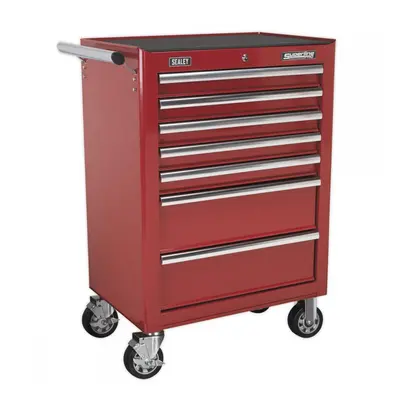 Sealey AP26479T Rollcab 7 Drawer With Ball-Bearing Slides - Red