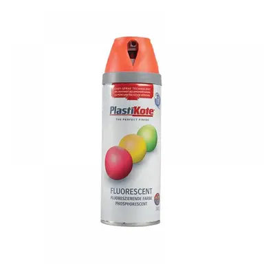 Plastikote 001902 Twist & Spray Fluorescent Orange 400Ml