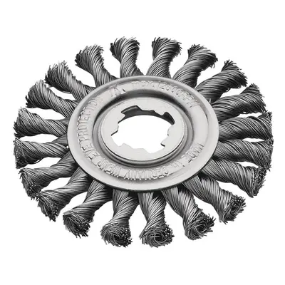 Lessmann 472.21X X-Lock Steel Knot Wheel Brush 115Mm Non Spark